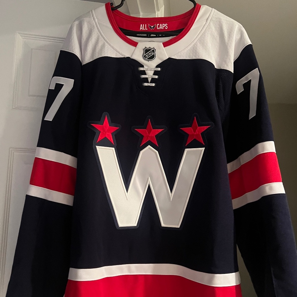 TJ Oshie Navy Washington Capitals Authentic Pro Player Jersey (MENS 50/Medium)